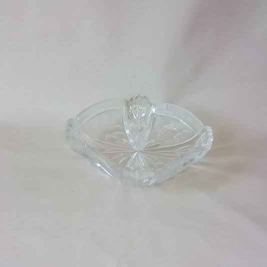 23cm Cut Glass Decor Bowl