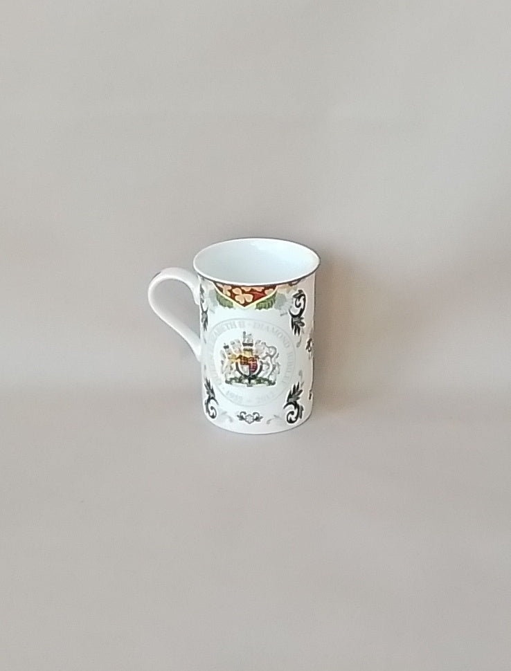 Queen Elizabeth II Diamond Jubilee Memorabilia Mug
