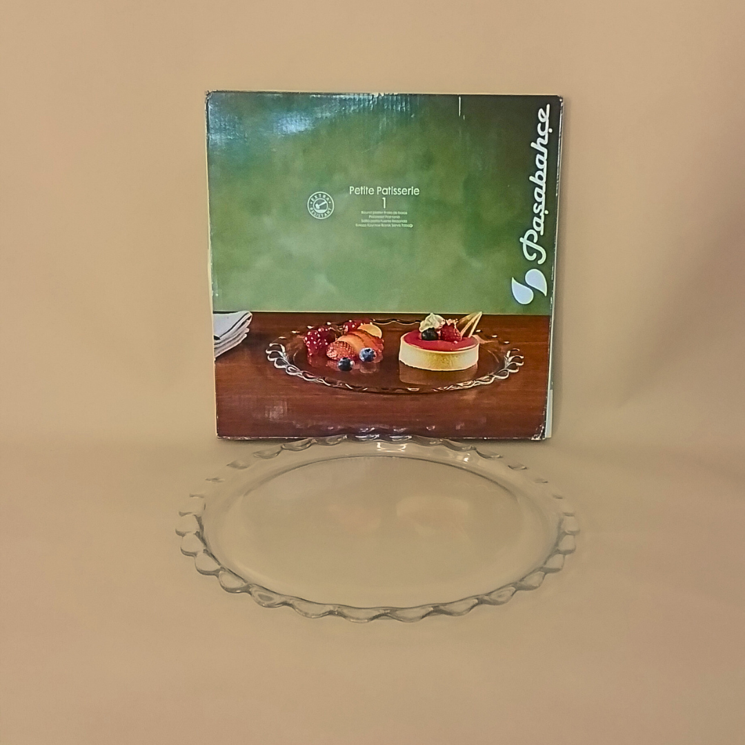 Pasabahce Petite Patisserie - Round Platter - New