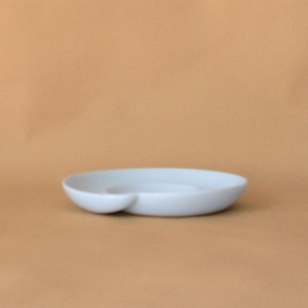 Basic White Spiral Snack Server 30cm