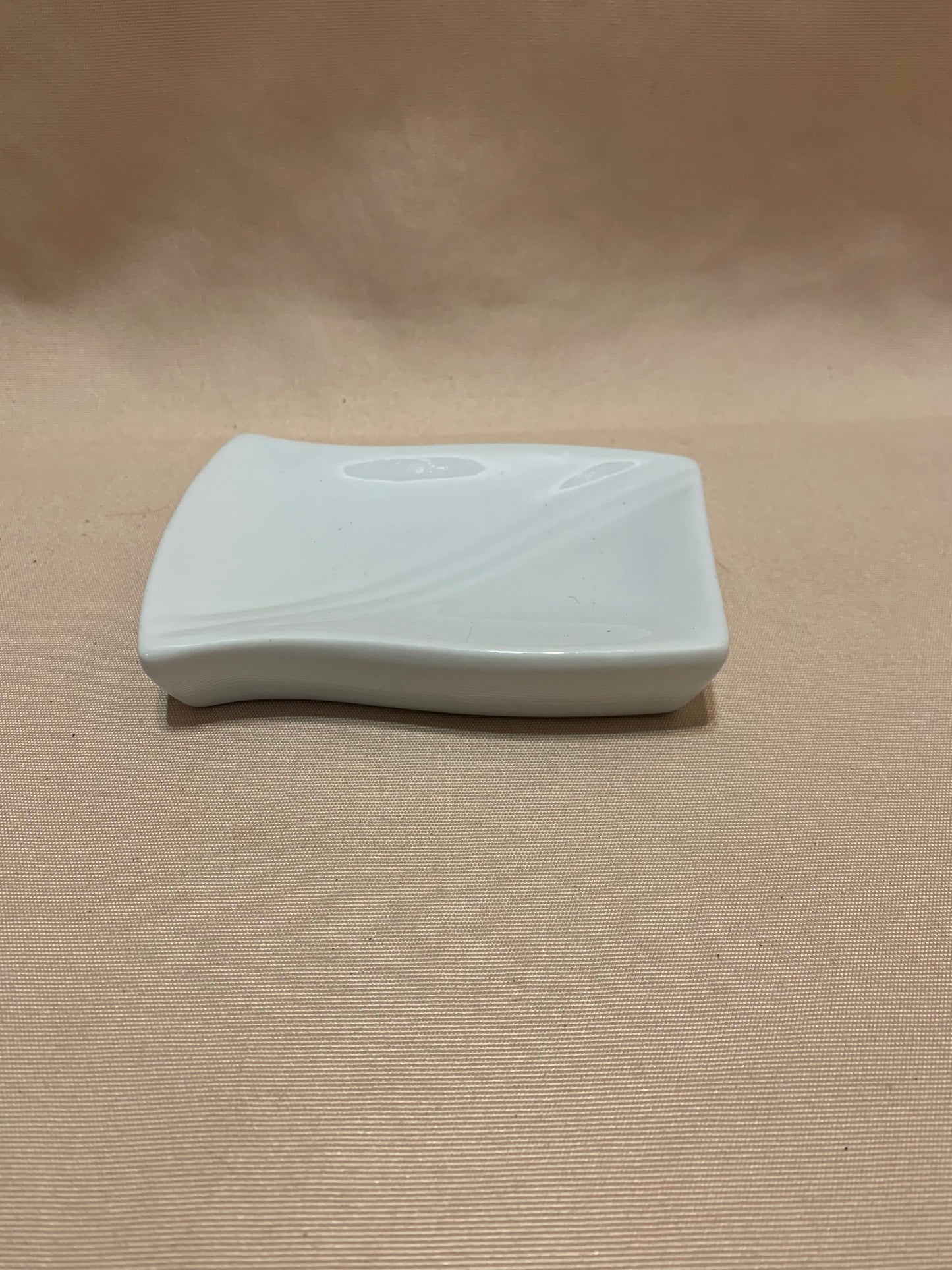 White Ceramic Soap Dish