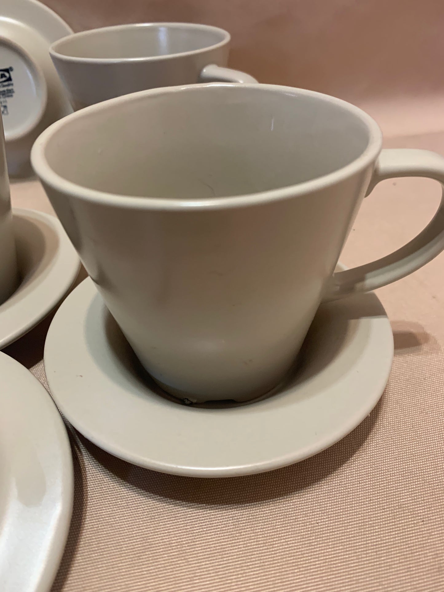 IKEA Stoneware Cup and Saucers