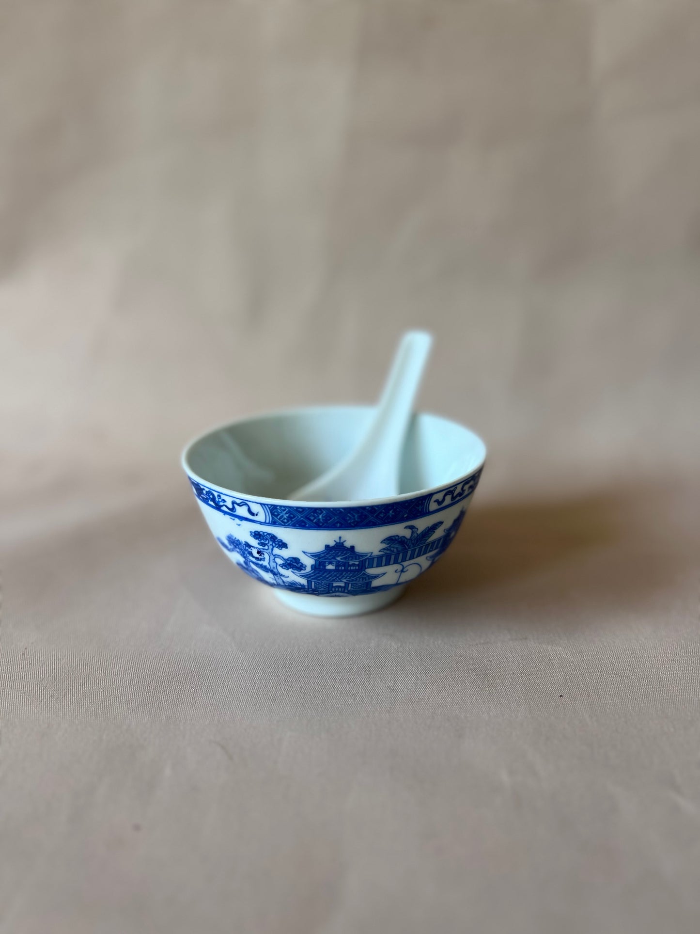 Chinese Bowl and Spoon Set