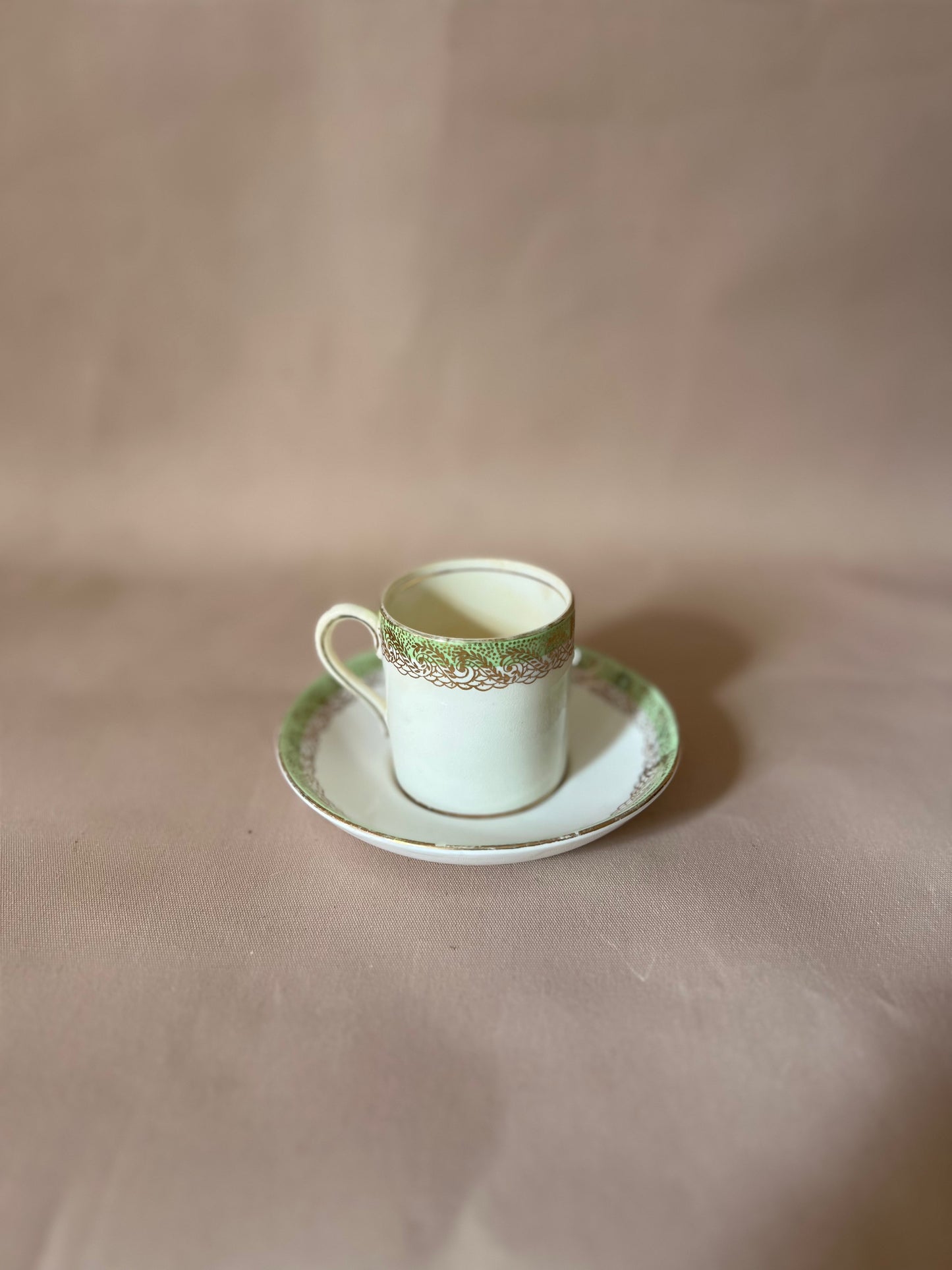 Vintage Espresso Cup and Saucer Set