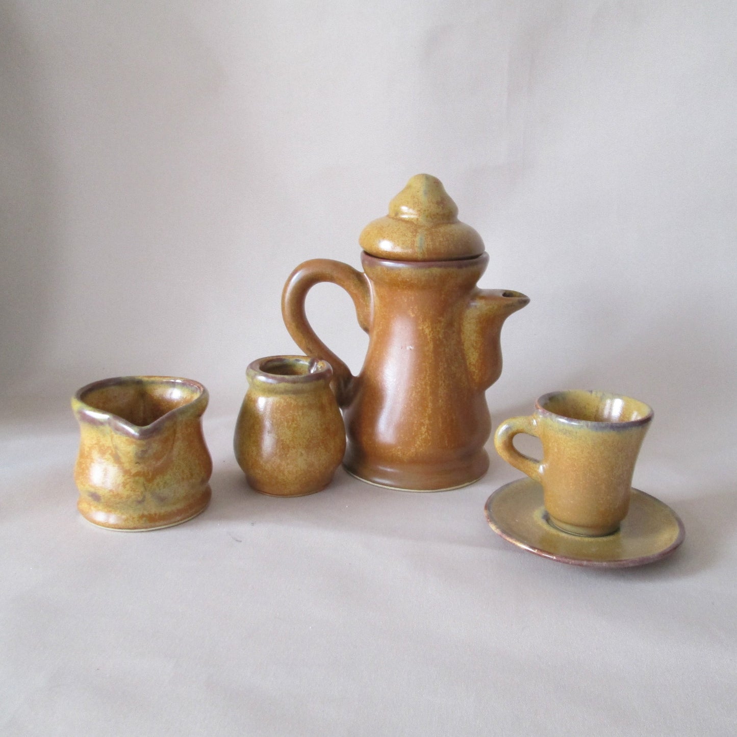 21pc Stoneware Coffee Set