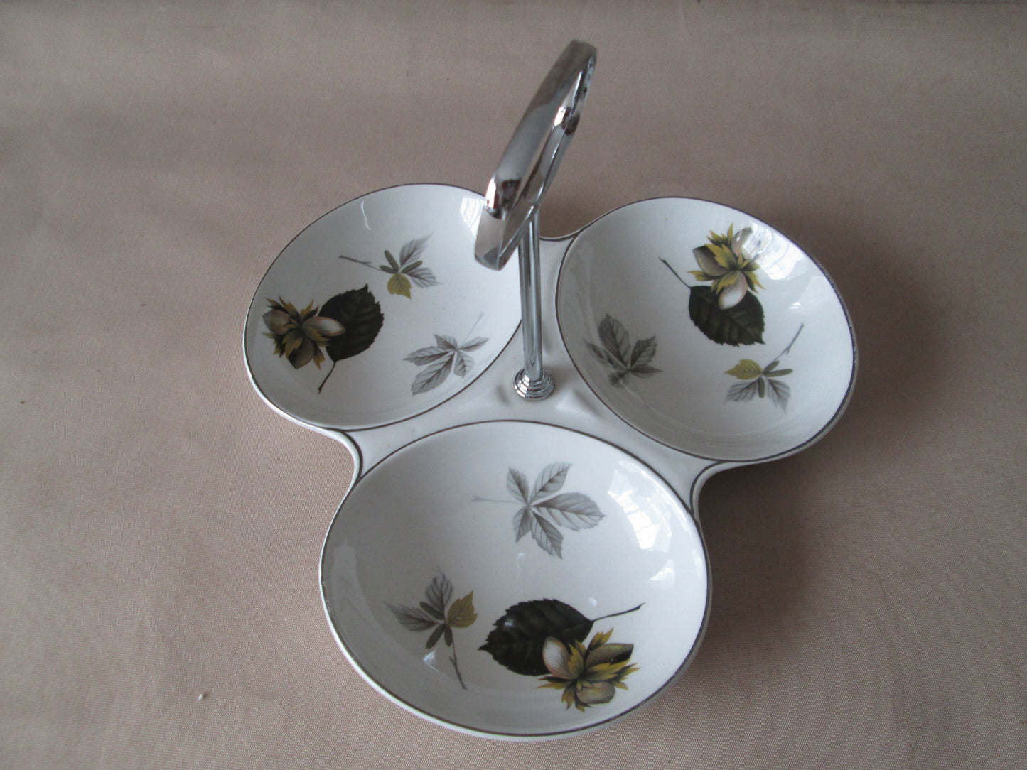 Vintage Midwinter Staffordshire Snack Serving Dish