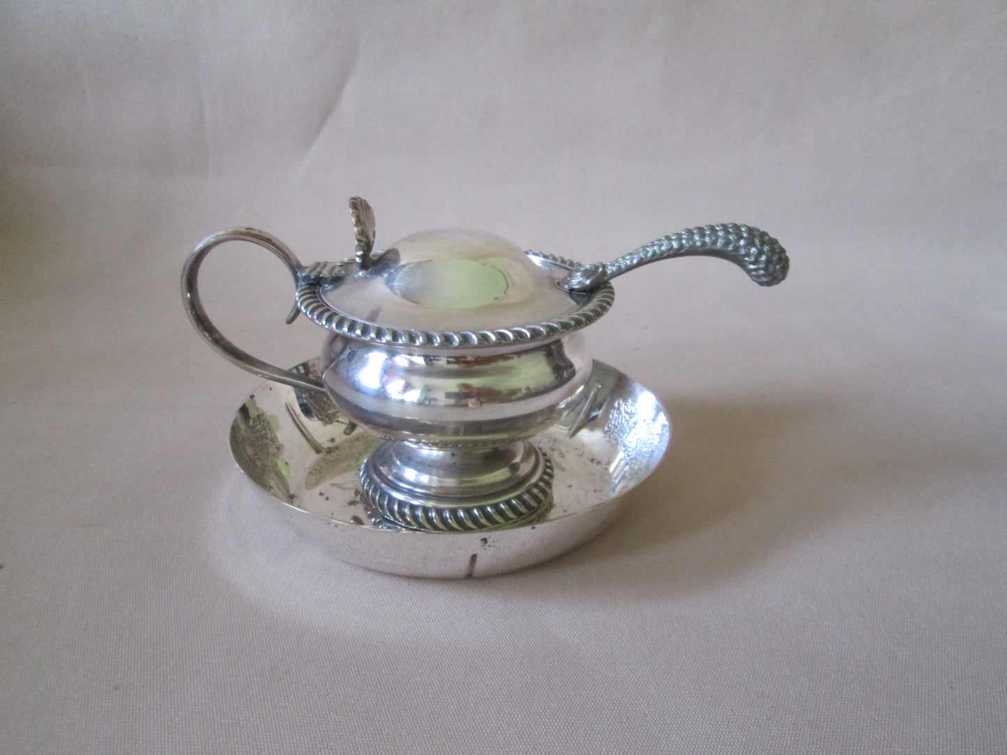 EPNS Sugar Bowl and EPNS Small Dish 11.5cm