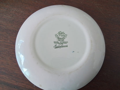 Maddock Royal Vitreous Merryleaves Plate 17cm