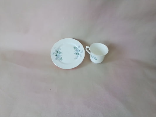 Queen Anne Tea Cup & Cake Plates