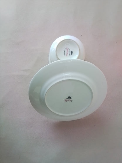 Queen Anne Tea Cup & Cake Plates