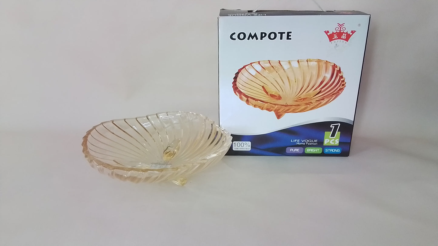 1pc Compote Serving Snack Dish - New