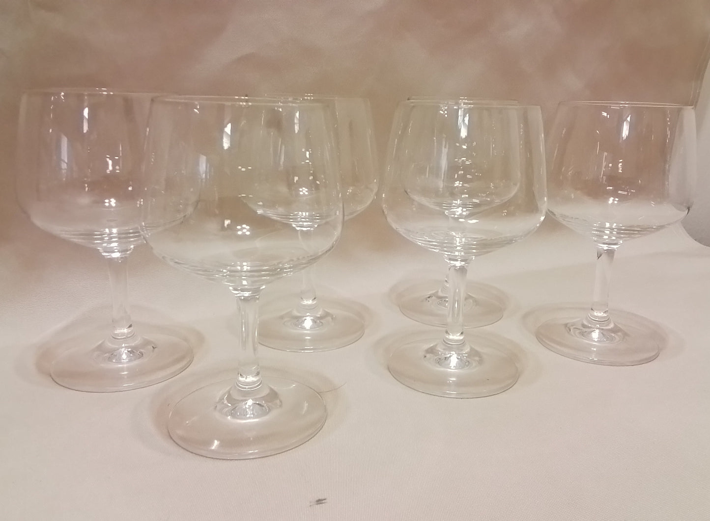 Set of 6 Crystal Dessert Glasses