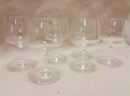 Set of 6 Crystal Dessert Glasses