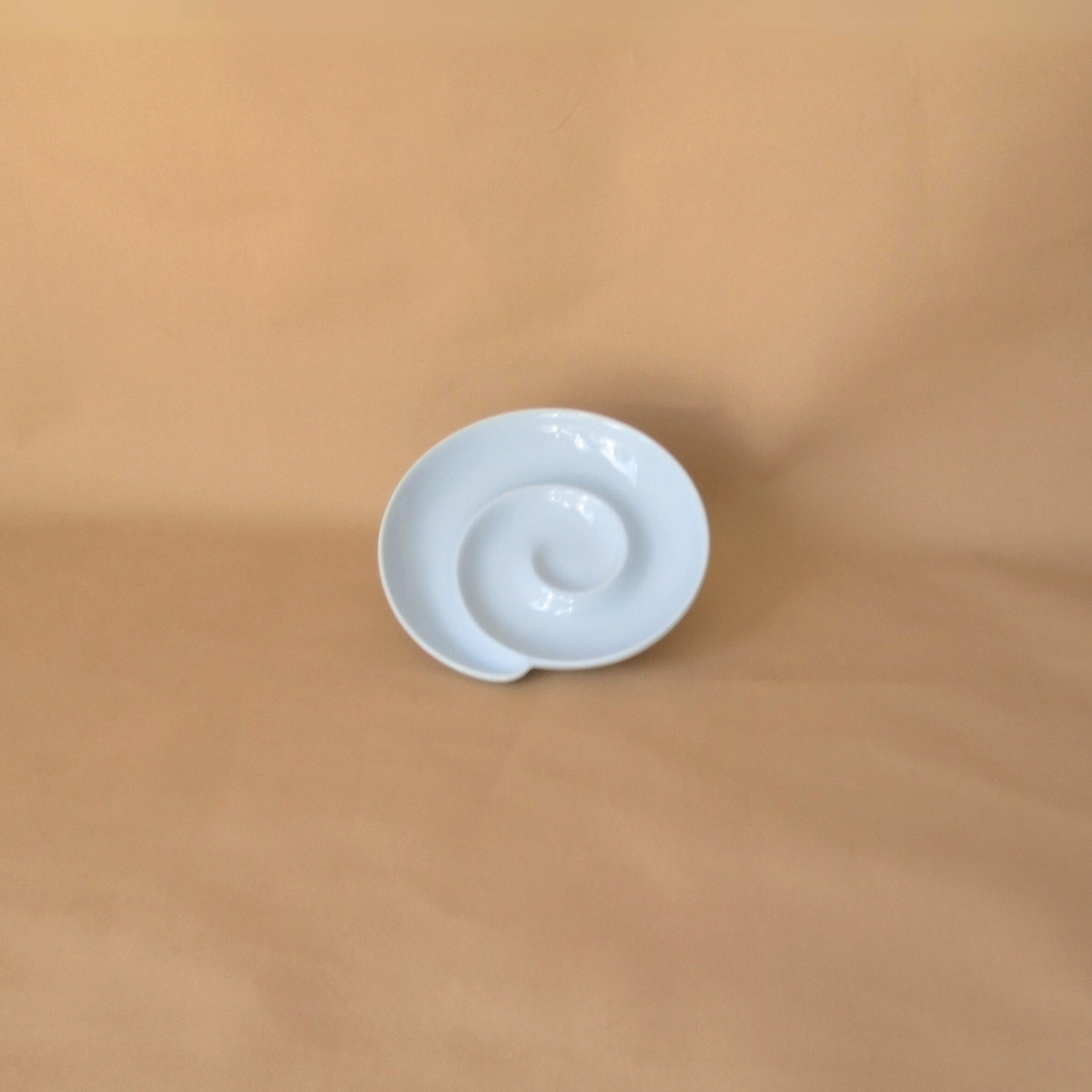 Basic White Spiral Snack Server 30cm