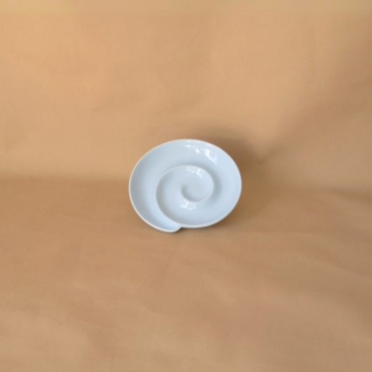 Basic White Spiral Snack Server 30cm