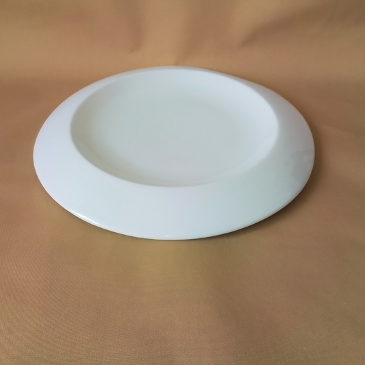White round serving platter, second hand