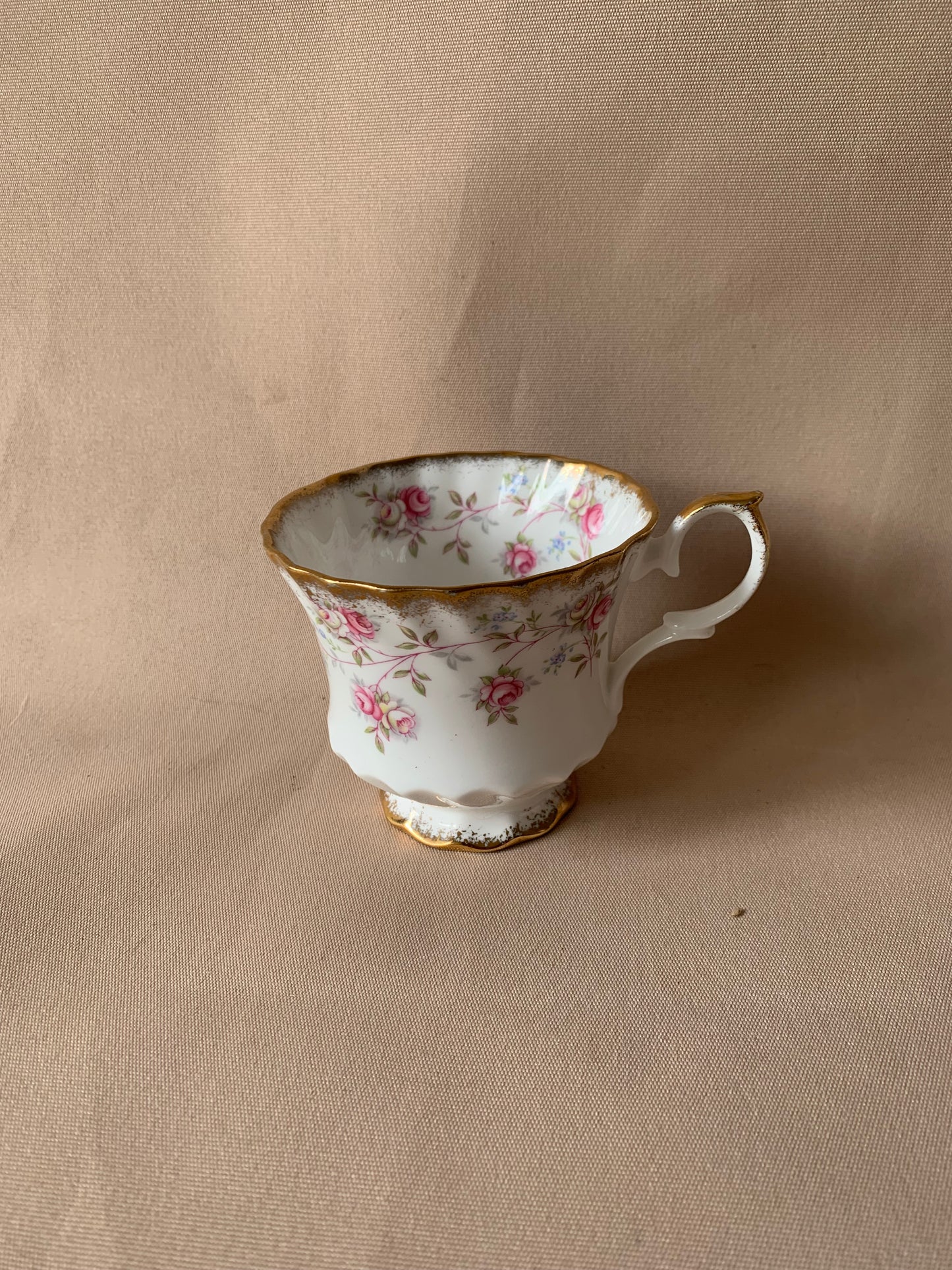 Queen Anne Harmony Rose Tea Cups