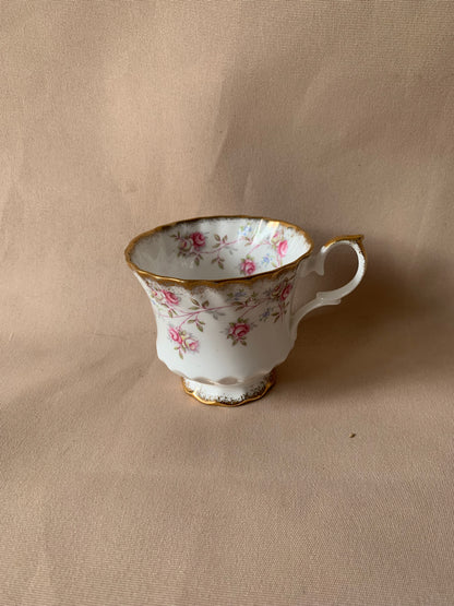 Queen Anne Harmony Rose Tea Cups