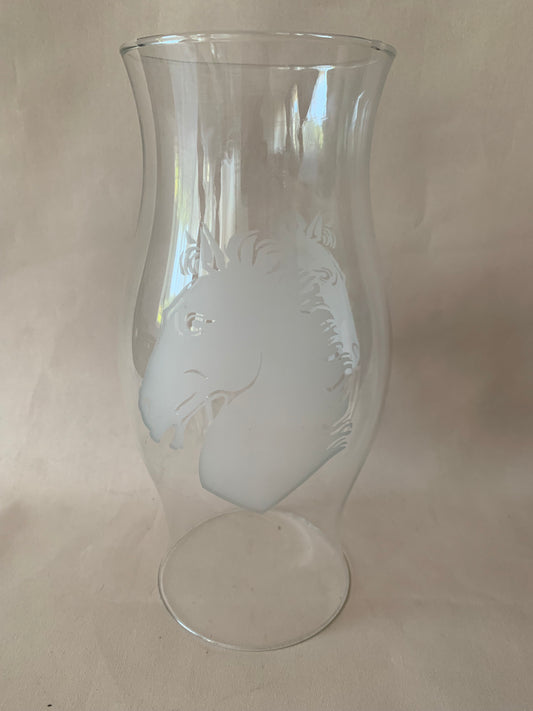 Glass Candle Cover 29.5cm