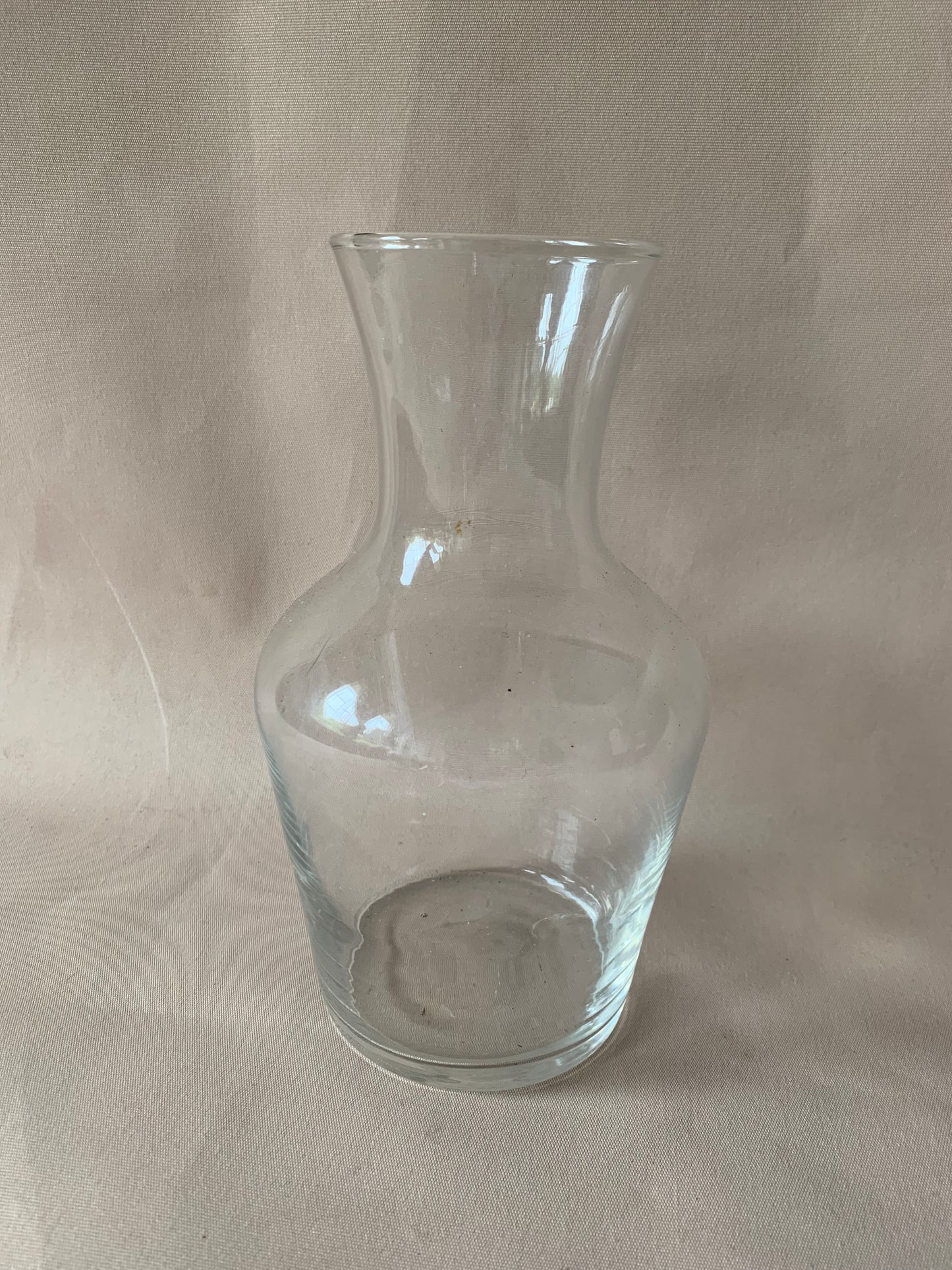Clear Glass Vase 20cm