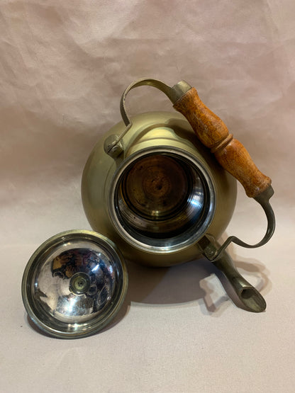 Vintage Brass Decor Kettle 3lt