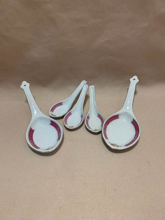 Set of 5 Chinese Spoons
