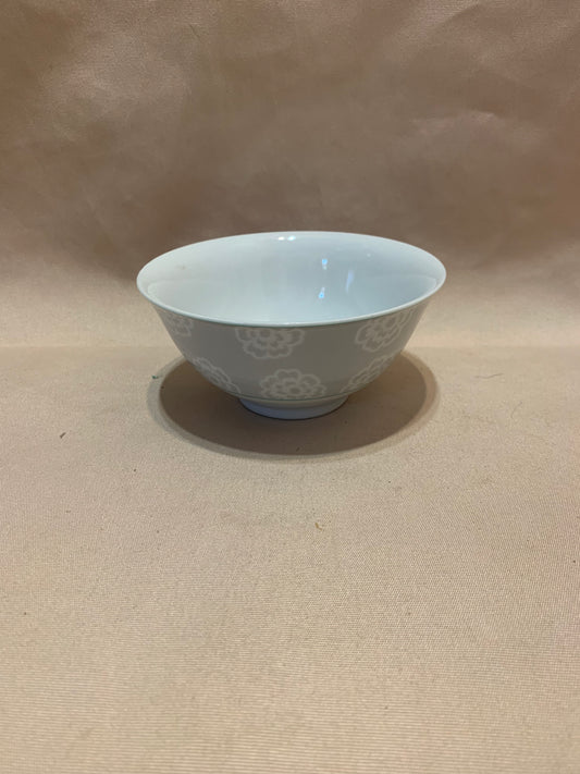 Grey and White Porcelain Bowl 250ml
