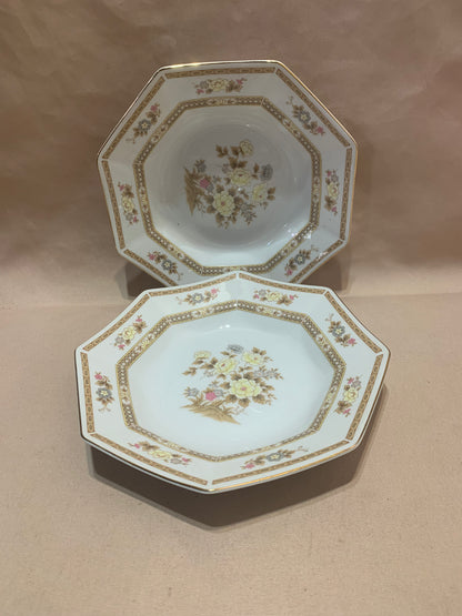 Mikasa Antoinette L6110 Eight-sided Octagon Rim  Deep Plate 22cm