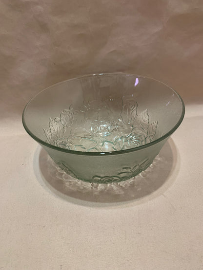 Rose Cut Glass Serving Bowl  5lt