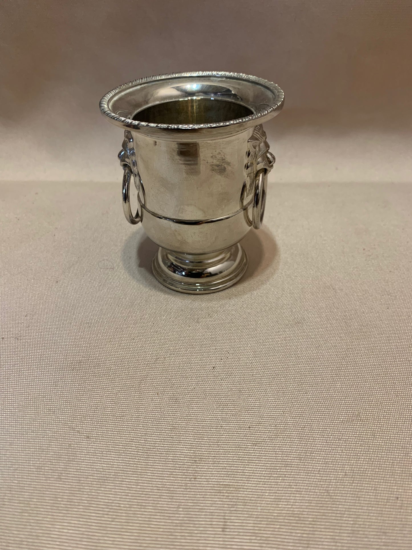 Vintage Silver Plated Miniature Wine Cooler