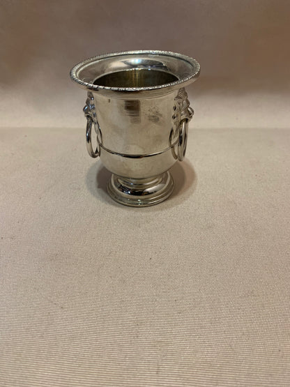 Vintage Silver Plated Miniature Wine Cooler