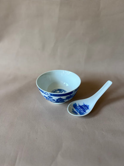 Chinese Bowl and Spoon Set