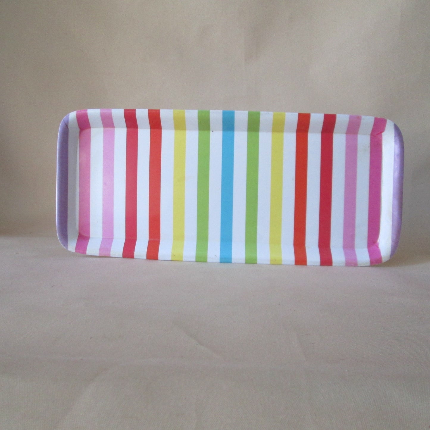Melamine Serving Tray - Stripes