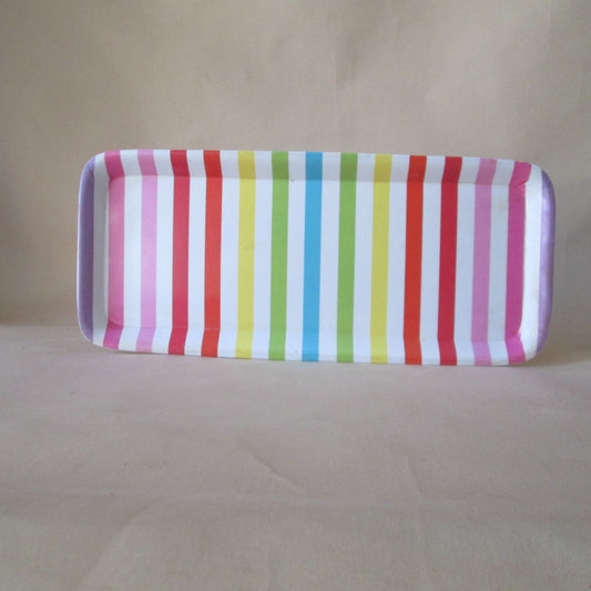 Melamine Serving Tray - Stripes