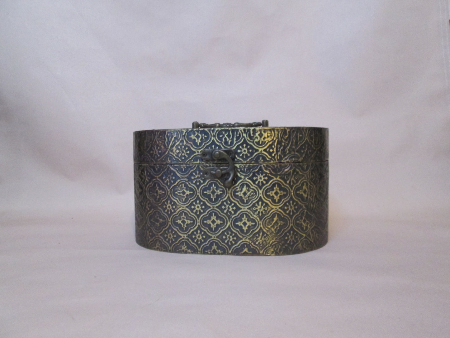 Wooden Oval Storage Box