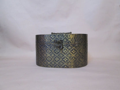 Wooden Oval Storage Box