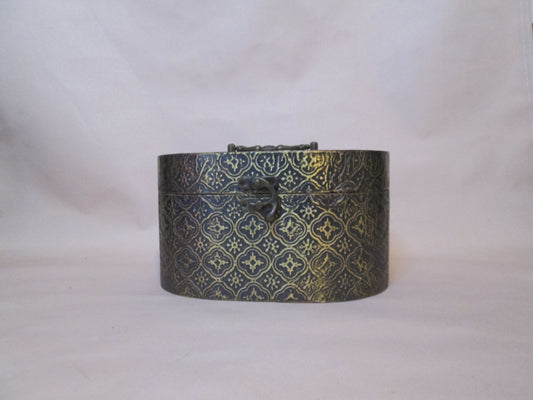 Wooden Oval Storage Box