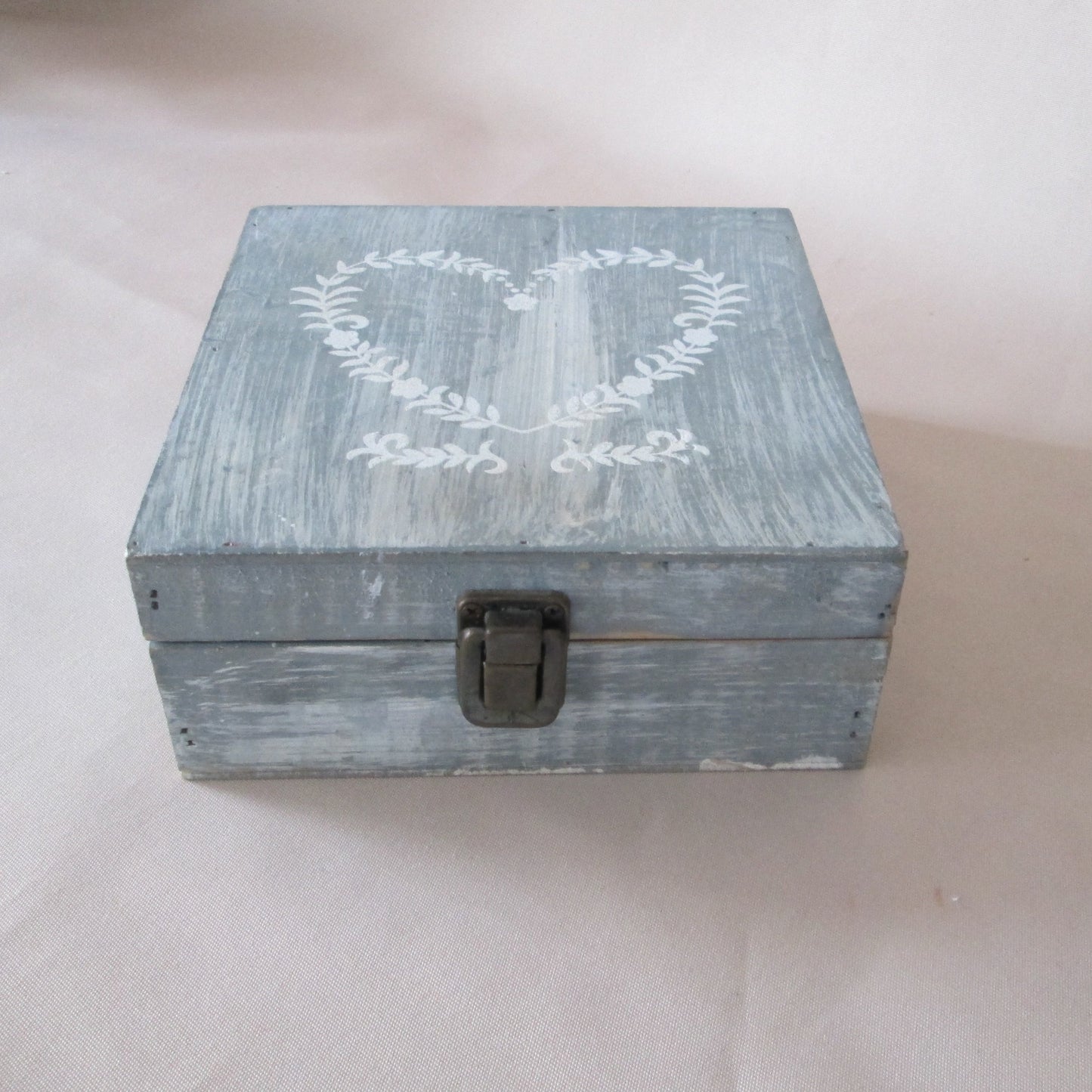 Grey Wooden Vintage Gift Box