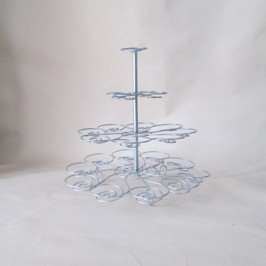 3 Tier Steel Cupcake Stand - New