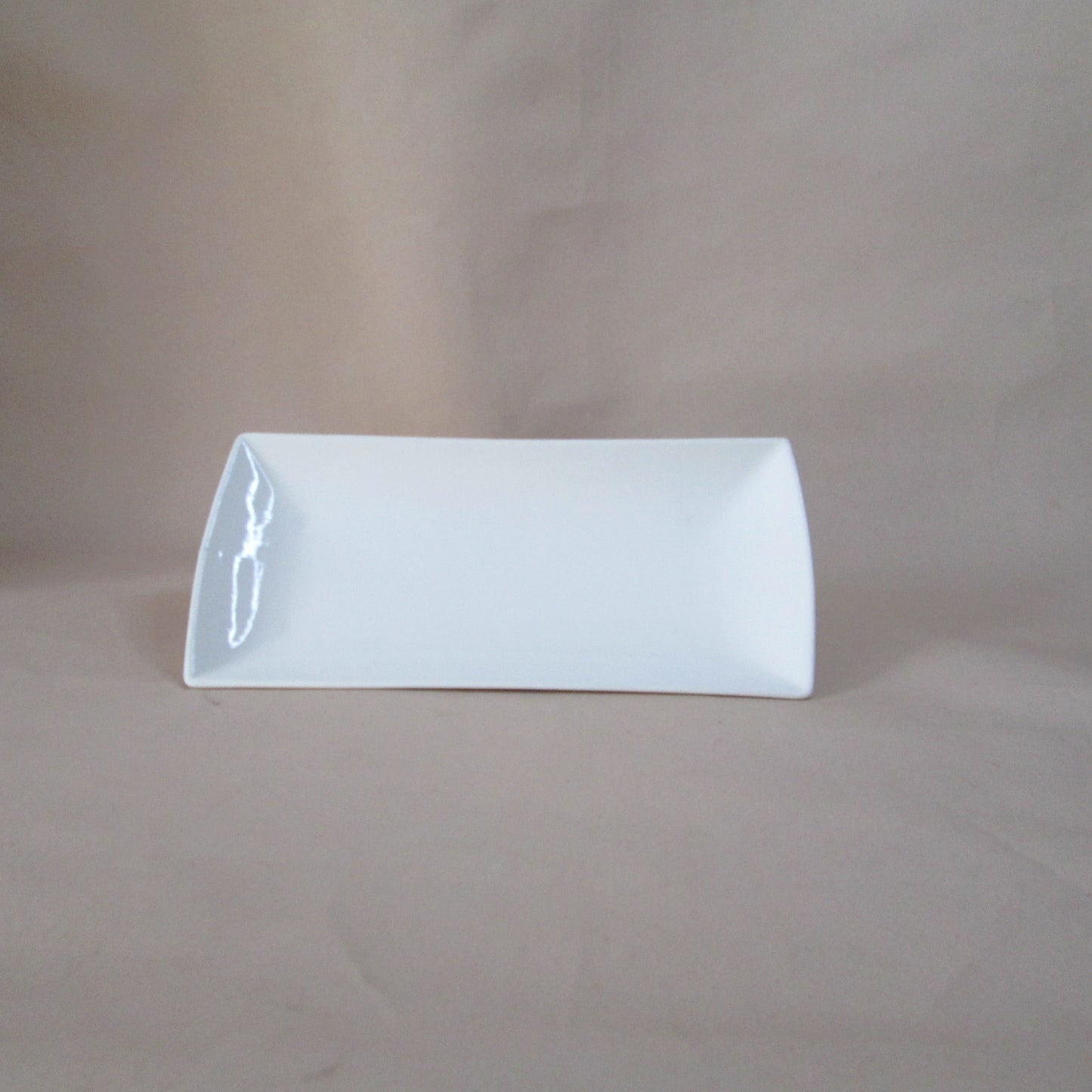 White Ceramic Serving Snack Plate