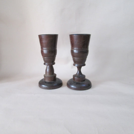 Set of 2 Wooden Chalice 250ml