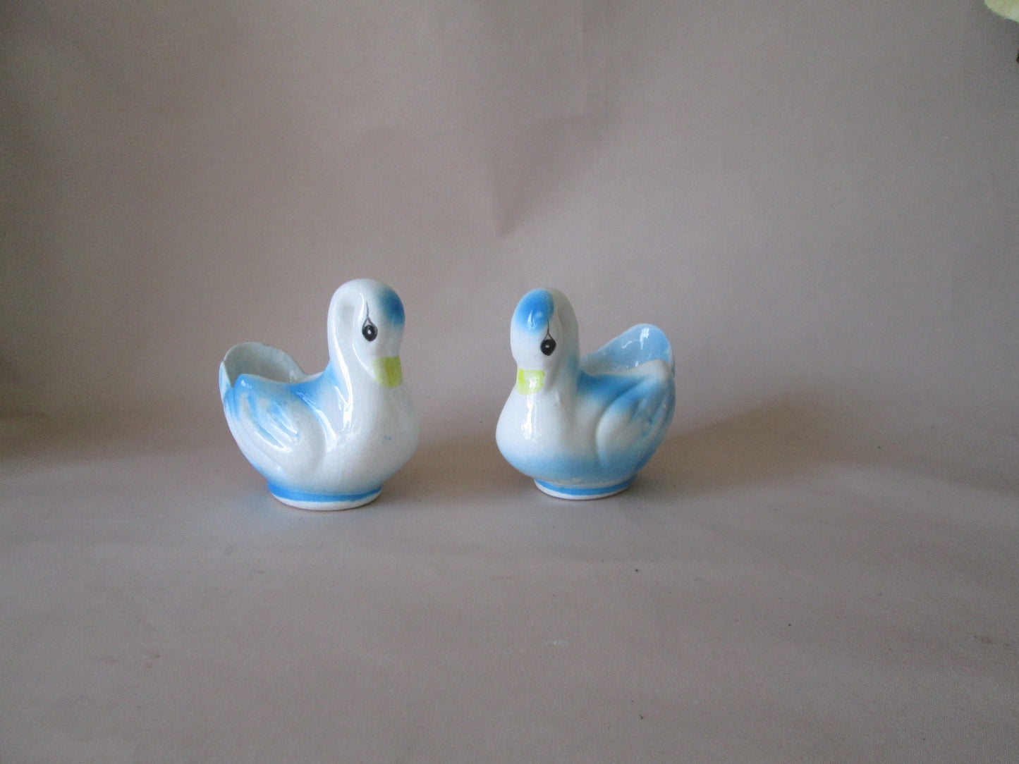Pair of Ceramic Open Back Decor Ducks