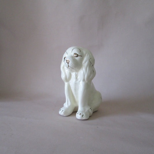 Cream Ceramic Ornament Doggy