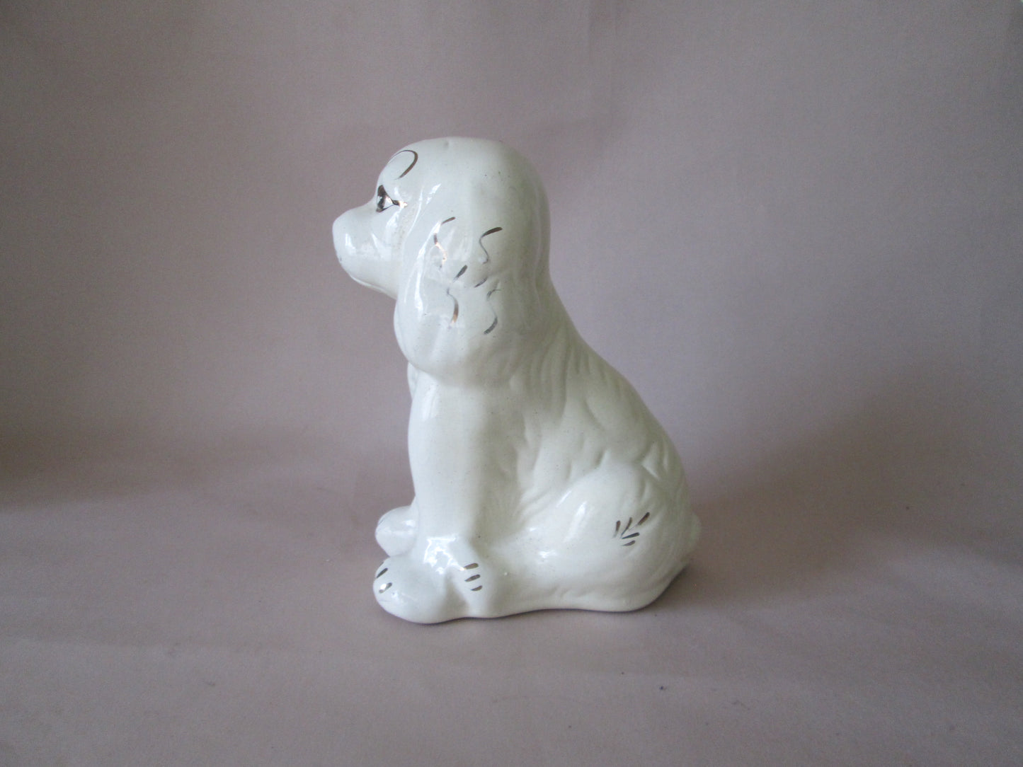 Cream Ceramic Ornament Doggy