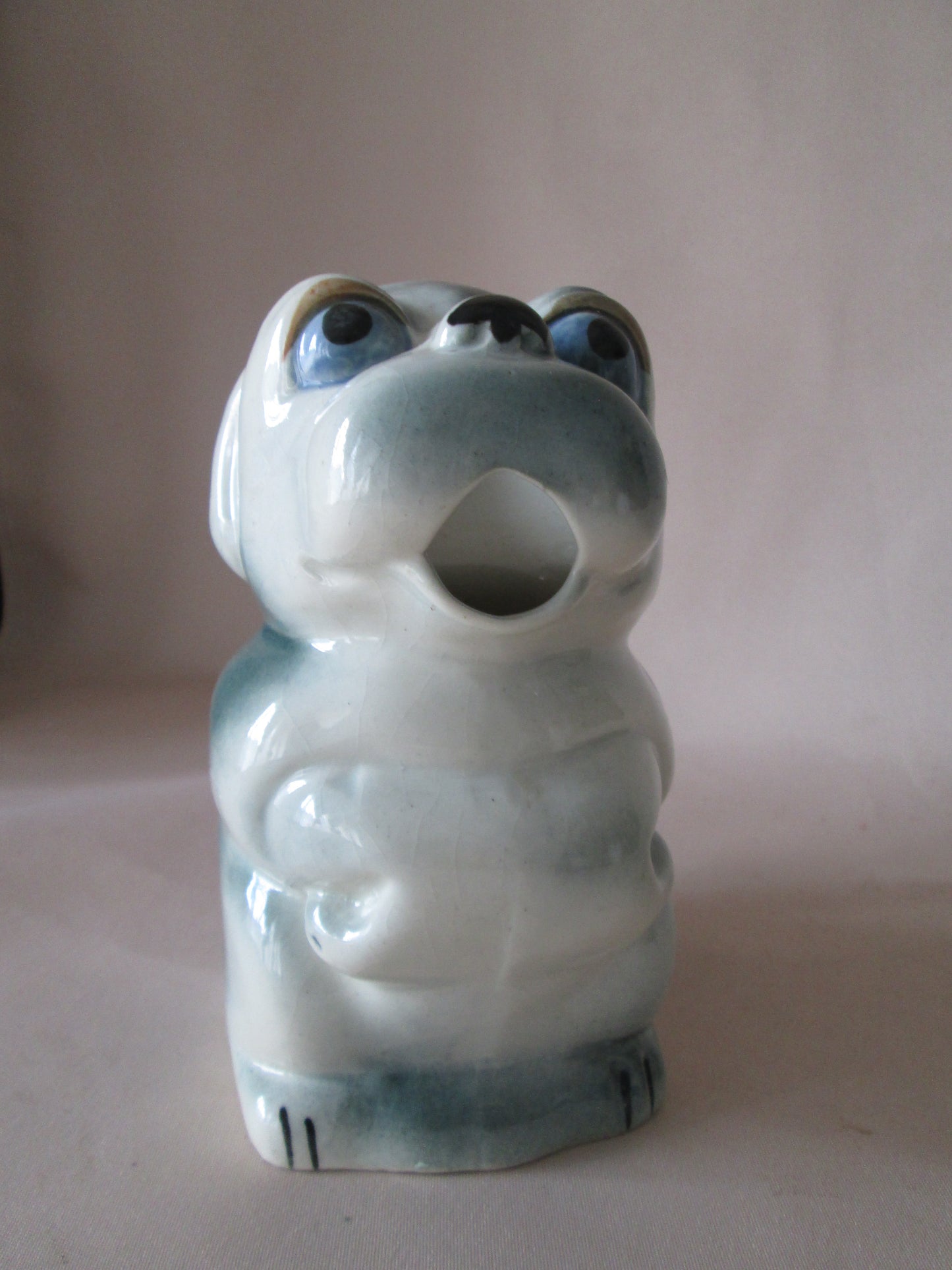 Unique Vintage Porcelain Dog Design Jug 450ml