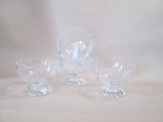 Cut Glass Dessert Bowls (4)
