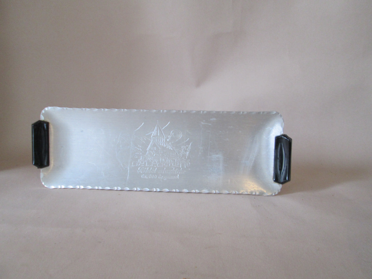 Norwegian Handicraft Metal Serving Tray