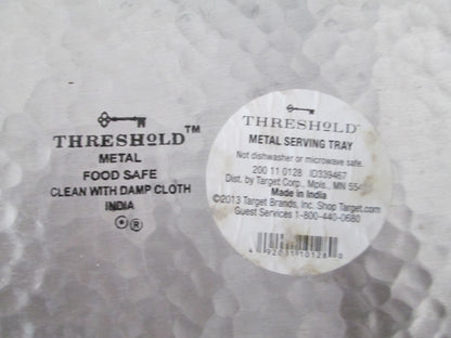 Threshold Indian Metal Serving Tray
