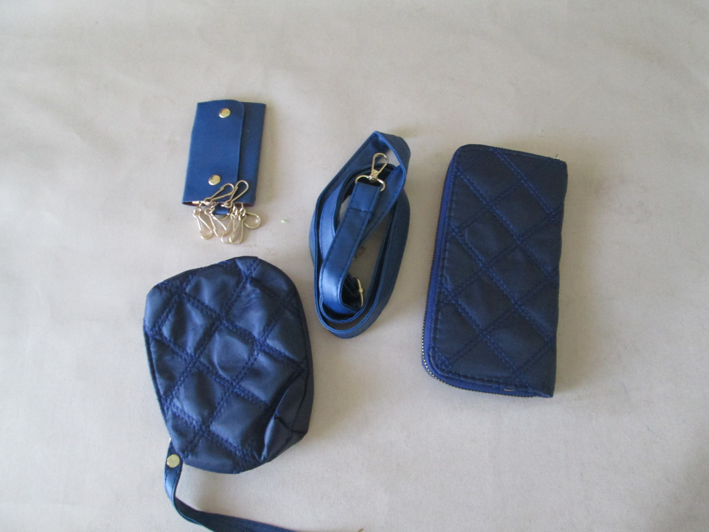 Navy Handbag Gift Set