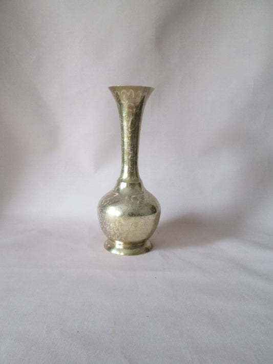 Vintage Brass Vase 30cm